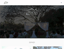Tablet Screenshot of platoeventos.com.br